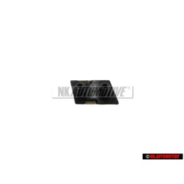 Genuine Audi S4 Steering Wheel Badge Emblem Chrome Red - 8A0419685B