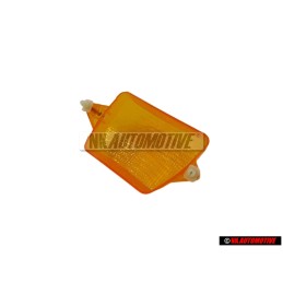 Genuine Audi Window Indicator Flashing Glass Yellow Front Left - 855953157