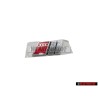 Genuine Audi S4 Rear Boot Badge Emblem Chrome Red - 8D5853737G 2ZZ
