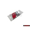 Genuine Audi S4 Rear Boot Badge Emblem Chrome Red - 8D5853737G 2ZZ