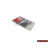 Genuine Audi S4 Rear Boot Badge Emblem Chrome Red - 8D5853737G 2ZZ