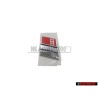 Genuine Audi S4 Rear Boot Badge Emblem Chrome Red - 8D5853737G 2ZZ