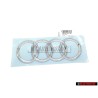 Genuine Audi Rings Rear Boot Badge Emblem Chrome - 4F9853742 2ZZ