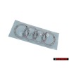 Genuine Audi Rings Rear Boot Badge Emblem Chrome - 4F9853742 2ZZ