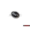 Genuine Audi Side Badge Emblem Black Chrome - 447853621 01C