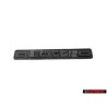 Genuine Audi QUATTRO Dashboard Badge Emblem Black - 857853681A 01C