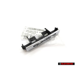 Genuine Audi QUATTRO Front Grill Badge Emblem Chrome - 4A5853736B 2ZZ