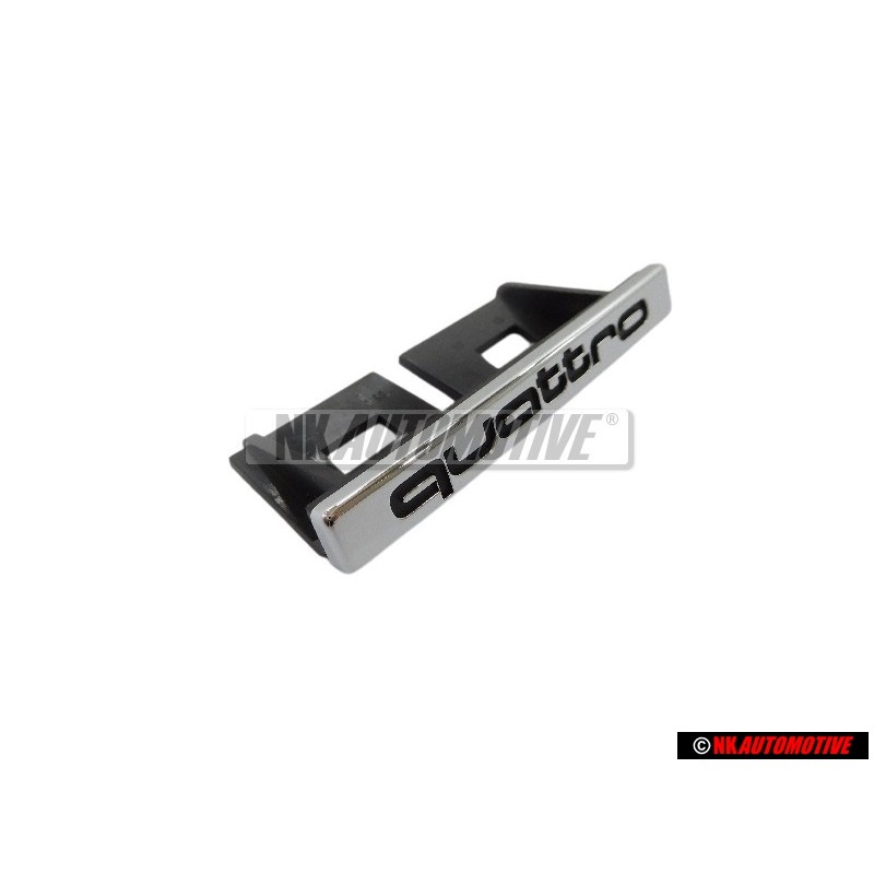 Genuine Audi QUATTRO Front Grill Badge Emblem Chrome - 8P4853736B 2ZZ