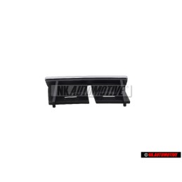 Genuine Audi QUATTRO Front Grill Badge Emblem Chrome - 8P4853736B 2ZZ