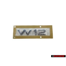 Genuine Audi W12 Rear Boot Badge Emblem Chrome - 4E0853743T 2ZZ
