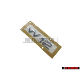 Genuine Audi W12 Rear Boot Badge Emblem Chrome - 4E0853743T 2ZZ