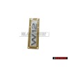 Genuine Audi W12 Rear Boot Badge Emblem Chrome - 4E0853743T 2ZZ