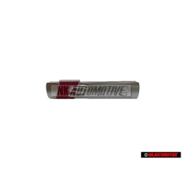 Genuine Audi S-LINE Front Grill Badge Emblem Chrome Red - 4F0853736B 2ZZ