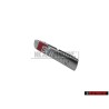 Genuine Audi S-LINE Front Grill Badge Emblem Chrome Red - 4F0853736B 2ZZ