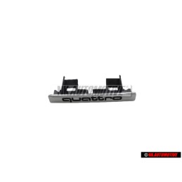 Genuine Audi QUATTRO Front Grill Badge Emblem Chrome - 8D0853736D 2ZZ