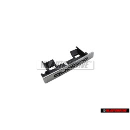 Genuine Audi QUATTRO Front Grill Badge Emblem Chrome - 8D0853736D 2ZZ
