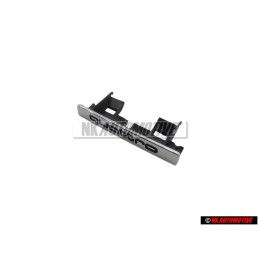 Genuine Audi QUATTRO Front Grill Badge Emblem Chrome - 8D0853736D 2ZZ