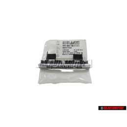 Genuine Audi QUATTRO Front Grill Badge Emblem Chrome - 8D0853736D 2ZZ