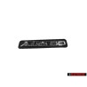 Genuine Audi 80 Dashboard Badge Emblem Black Chrome - 8A0853681D