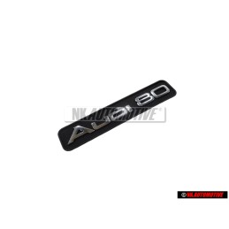 Genuine Audi 80 Dashboard Badge Emblem Black Chrome - 8A0853681D