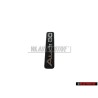 Genuine Audi 80 Dashboard Badge Emblem Black Chrome - 8A0853681D