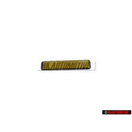 Genuine Audi 80 Dashboard Badge Emblem Black Chrome - 8A0853681D