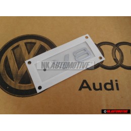Genuine Audi V8 Rear Boot Badge Emblem Chrome - 8E0853601B