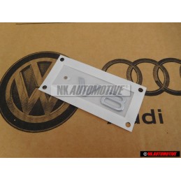 Genuine Audi V8 Rear Boot Badge Emblem Chrome - 8E0853601B