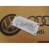 Genuine Audi V8 Rear Boot Badge Emblem Chrome - 8E0853601B