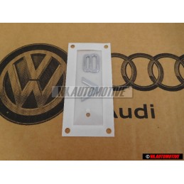 Genuine Audi V8 Rear Boot Badge Emblem Chrome - 8E0853601B