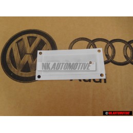 Genuine Audi V8 Rear Boot Badge Emblem Chrome - 8E0853601B