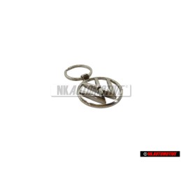 Genuine VW New Logo Metal Keychain Keyring Keytag - 000087010BN