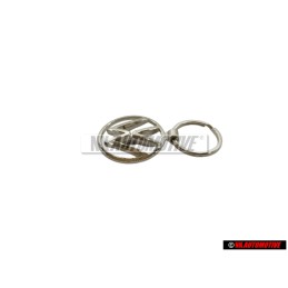 Genuine VW New Logo Metal Keychain Keyring Keytag - 000087010BN