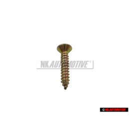 Genuine VW Oval Head Self Tapp Screw 4.8x25 - N 0141001