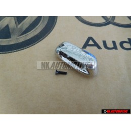 Genuine VW Key Cap Top Chrome Chromed with Screw - 5G0959893Q 2ZZ