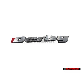 Genuine VW DERBY Rear Boot Badge Emblem - 6KM853687 GX2