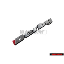 Genuine VW DERBY Rear Boot Badge Emblem - 6KM853687 GX2