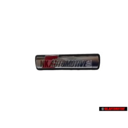 Genuine Audi S-LINE Front Grill Badge Emblem Black Chrome Red - 4F0853736A 2ZZ