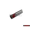 Genuine Audi S-LINE Front Grill Badge Emblem Black Chrome Red - 4F0853736A 2ZZ