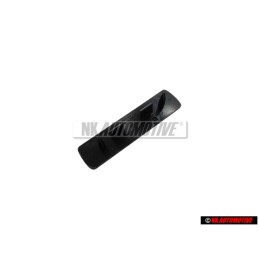 Genuine Audi S-LINE Front Grill Badge Emblem Black Chrome Red - 4F0853736A 2ZZ