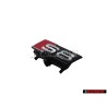 Genuine Audi S8 Front Grill Badge Emblem Black Chrome Red - 4H0853740