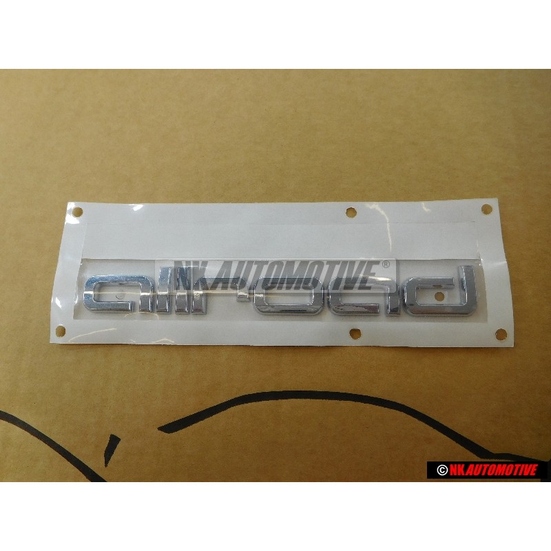 Genuine Audi ALLROAD Rear Boot Badge Emblem Chrome - 4Z7853735A 2ZZ