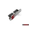 Genuine Audi S-LINE Front Grill Badge Emblem Chrome Red - 8E0853736C 2ZZ