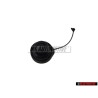 Genuine VW Cap With Retaining Strap For Fuel Tank Satin Black - 1J0201550BF9B9