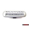 Genuine VW MULTIVAN Entry Lighting With Lettering Silver - 7E5947415A 72A