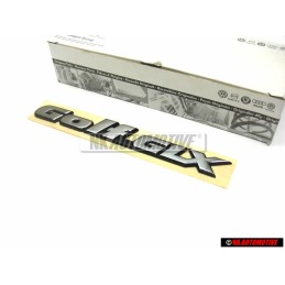 Genuine VW Golf GLX Rear Trunk Boot Badge Emblem - 1H6853687AKGX2