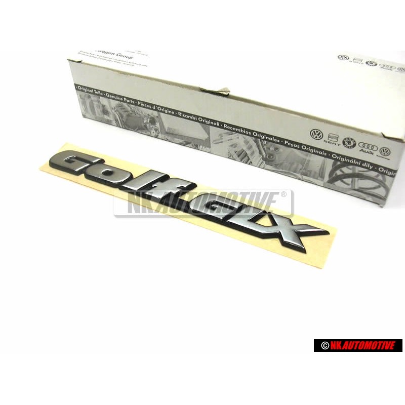 Genuine VW Golf GLX Rear Trunk Boot Badge Emblem - 1H6853687AKGX2