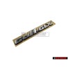 Genuine VW Golf GLX Rear Trunk Boot Badge Emblem - 1H6853687AKGX2