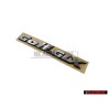 Genuine VW Golf GLX Rear Trunk Boot Badge Emblem - 1H6853687AKGX2