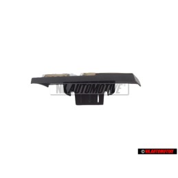 Genuine Audi S8 Front Grill Badge Emblem Black Chrome Red - 4E0853740